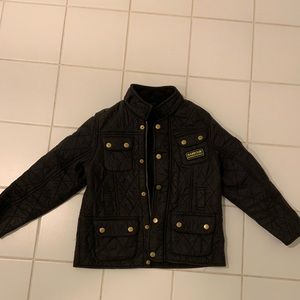 Cute black Barbour jacket!